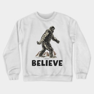 Believe Big Foot Crewneck Sweatshirt